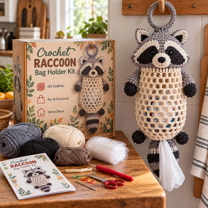 Cottage Goat Bag Holder Kit - Cozy DIY Gift