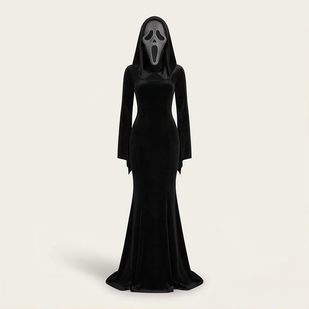 Bejeweled Ghost Lounge Dress