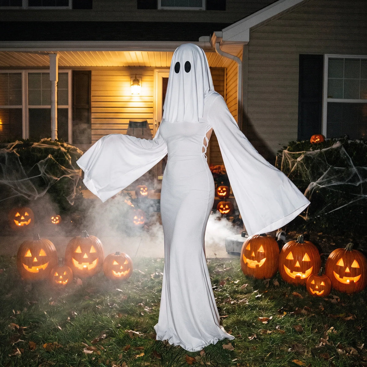 Ice Silk Ghost Long Dress