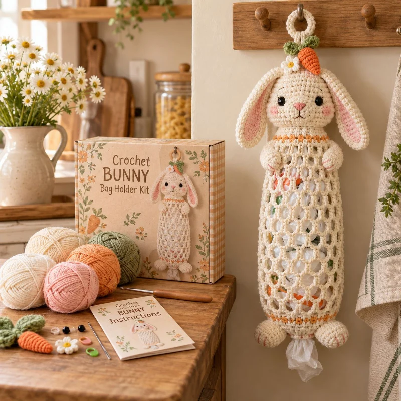 Cottage Goat Bag Holder Kit - Cozy DIY Gift