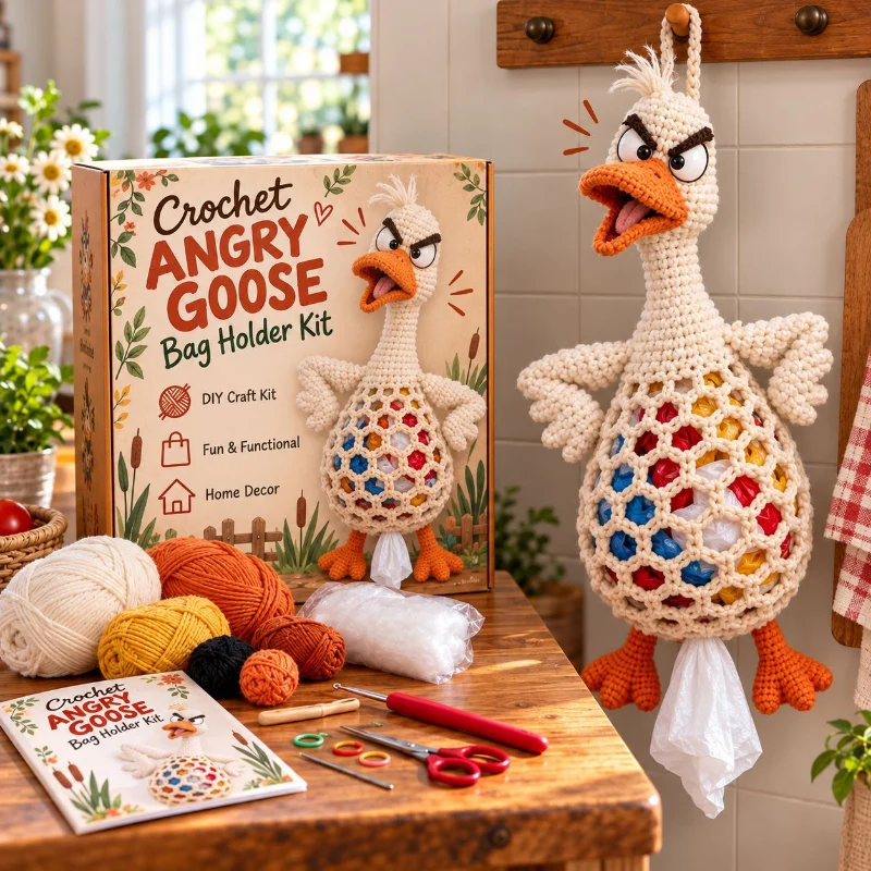 Cottage Goat Bag Holder Kit - Cozy DIY Gift