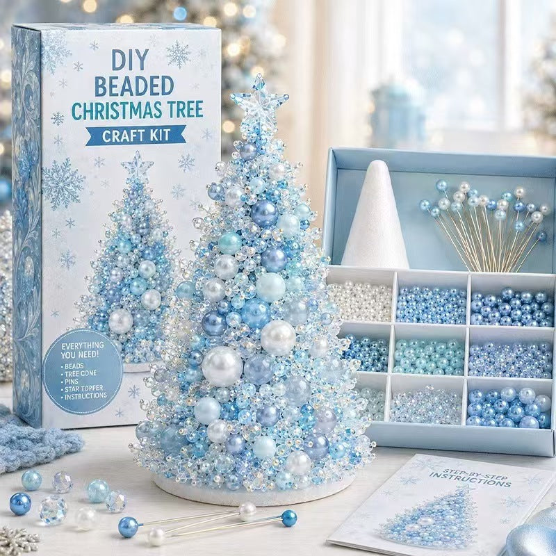 DIY Beaded Christmas Tree Craft Kit - Relaxing Festive Fun