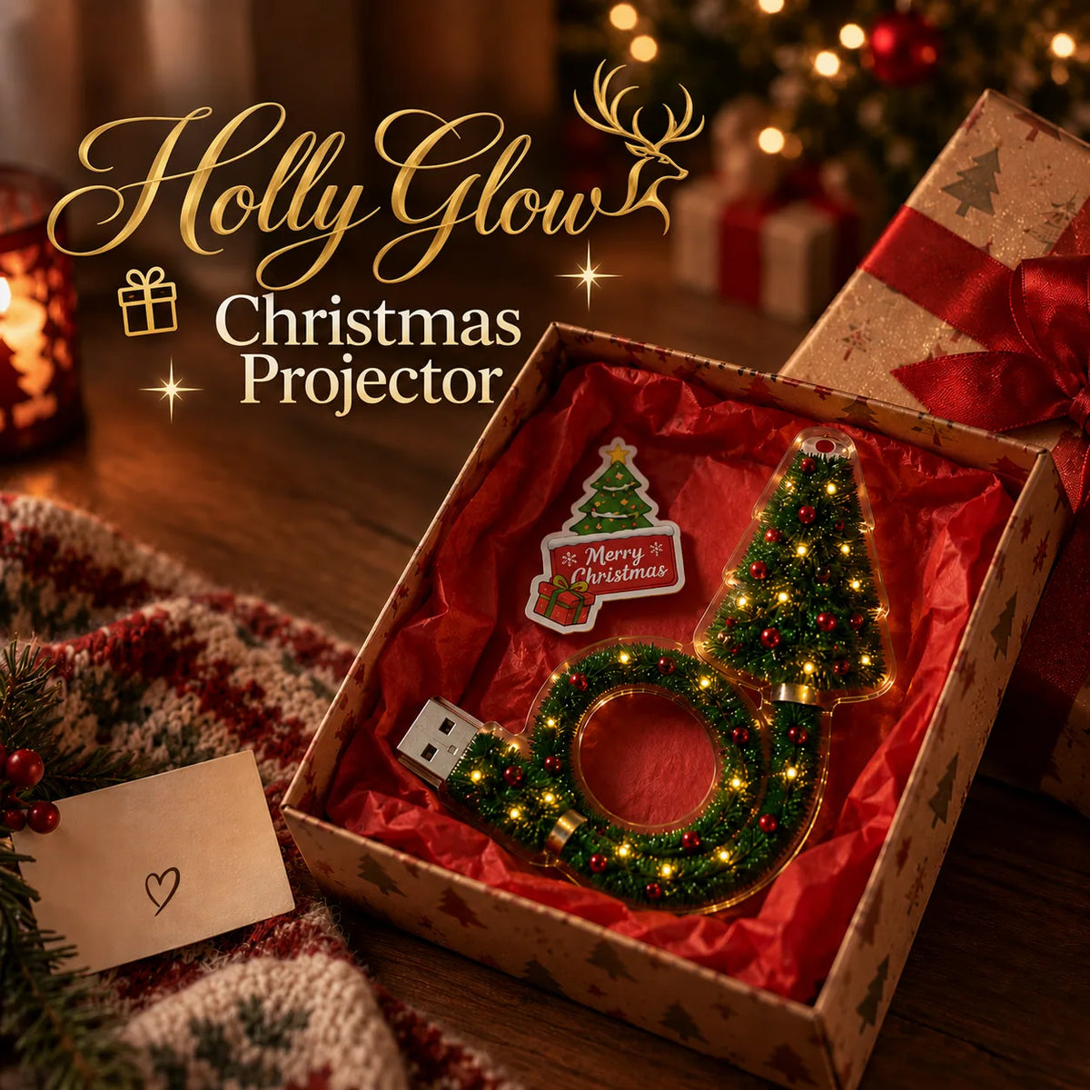 Moving Holiday Projection Light