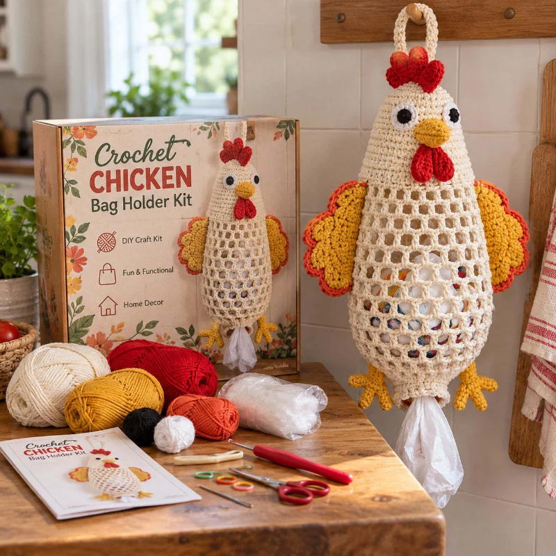 Cottage Goat Bag Holder Kit - Cozy DIY Gift