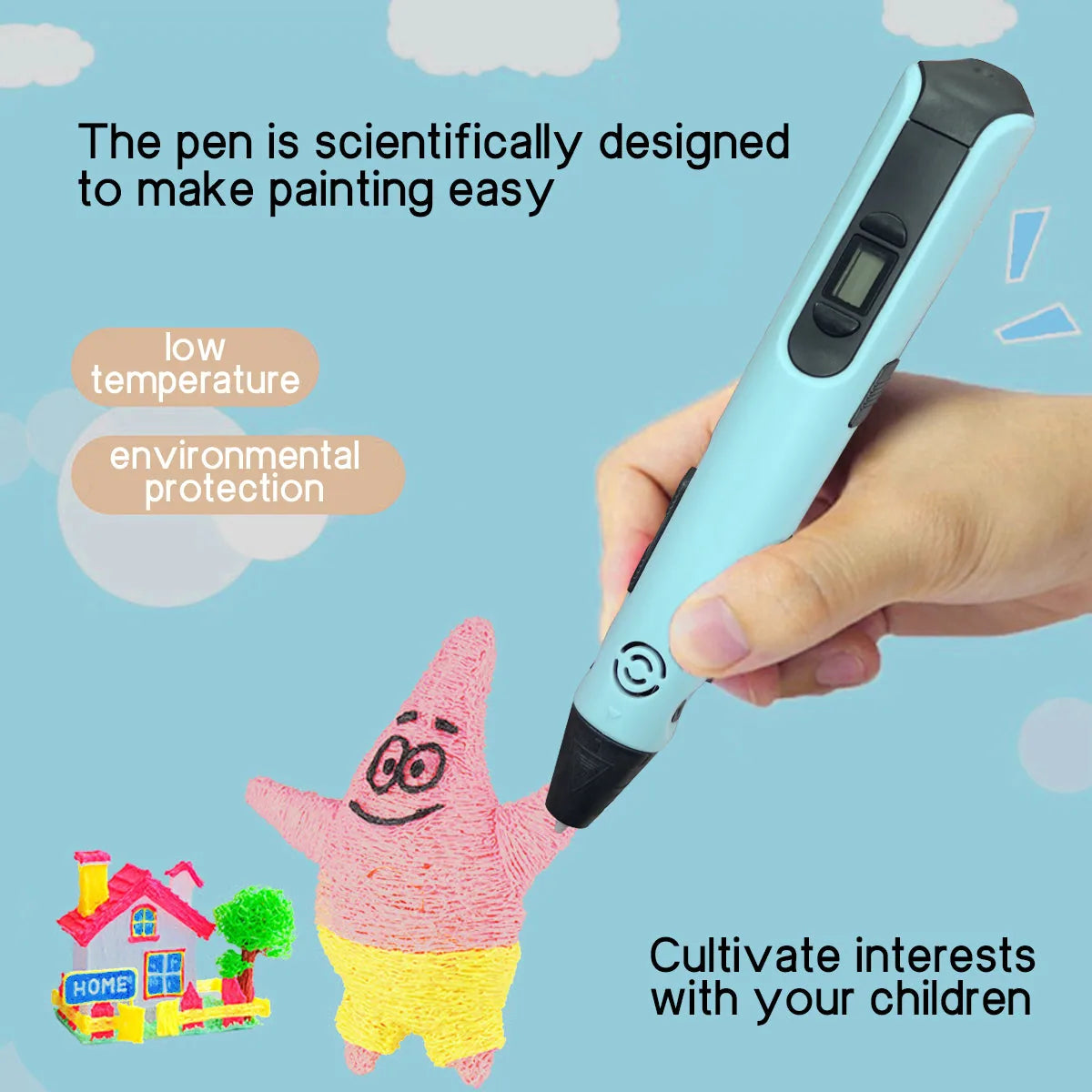 3D Printing Pen with PLA Filaments
