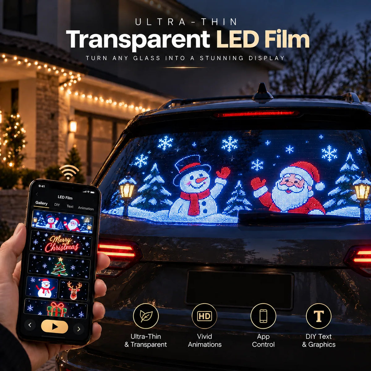 Animated Window LED Display