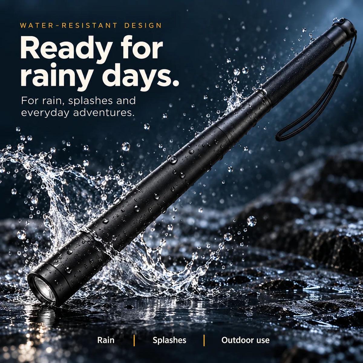 Tactical Aluminum Bat Flashlight