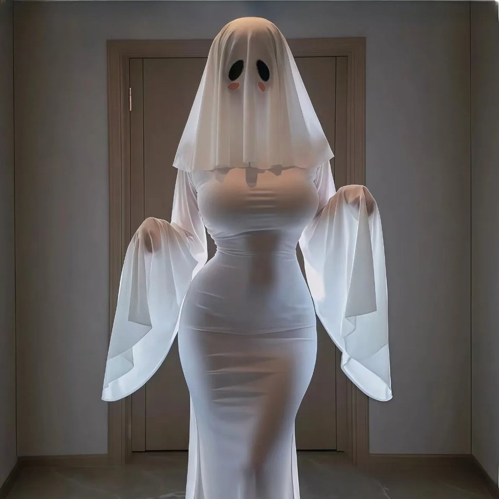 Ice Silk Ghost Long Dress