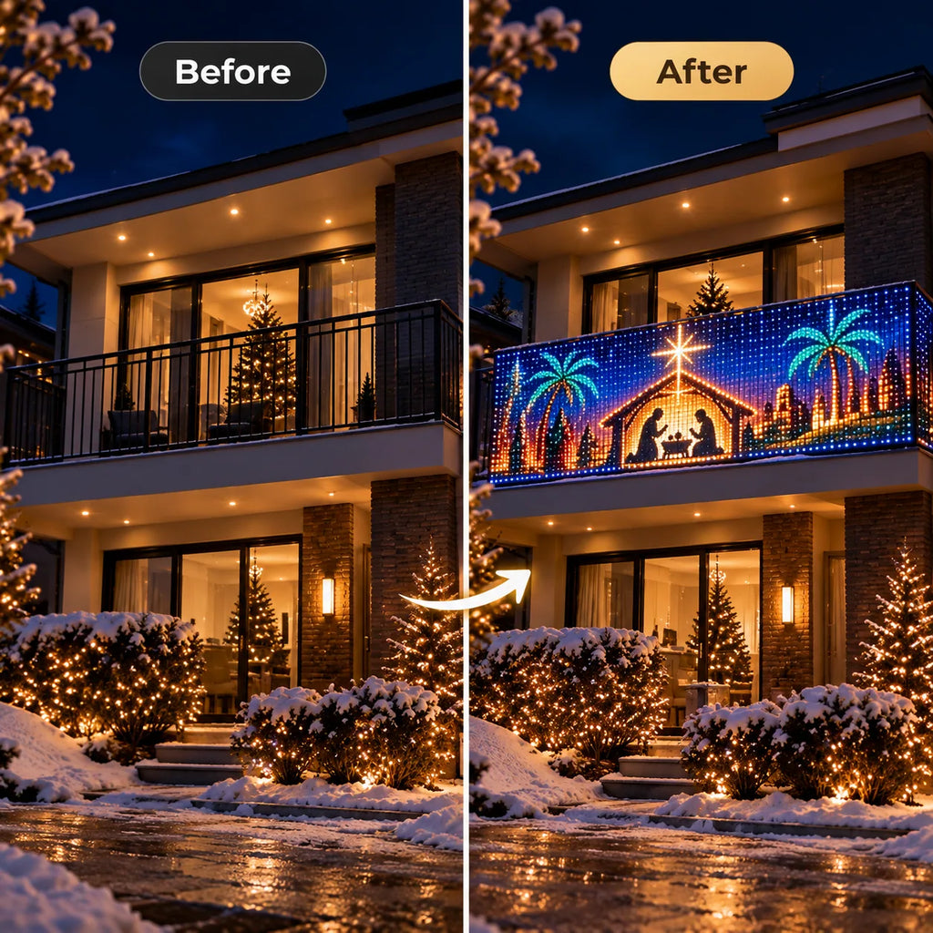 Pixel Art LED Curtain Lights