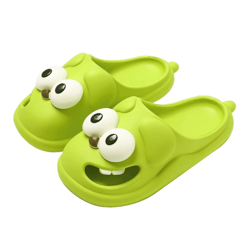 Plush Smiling Face Slippers