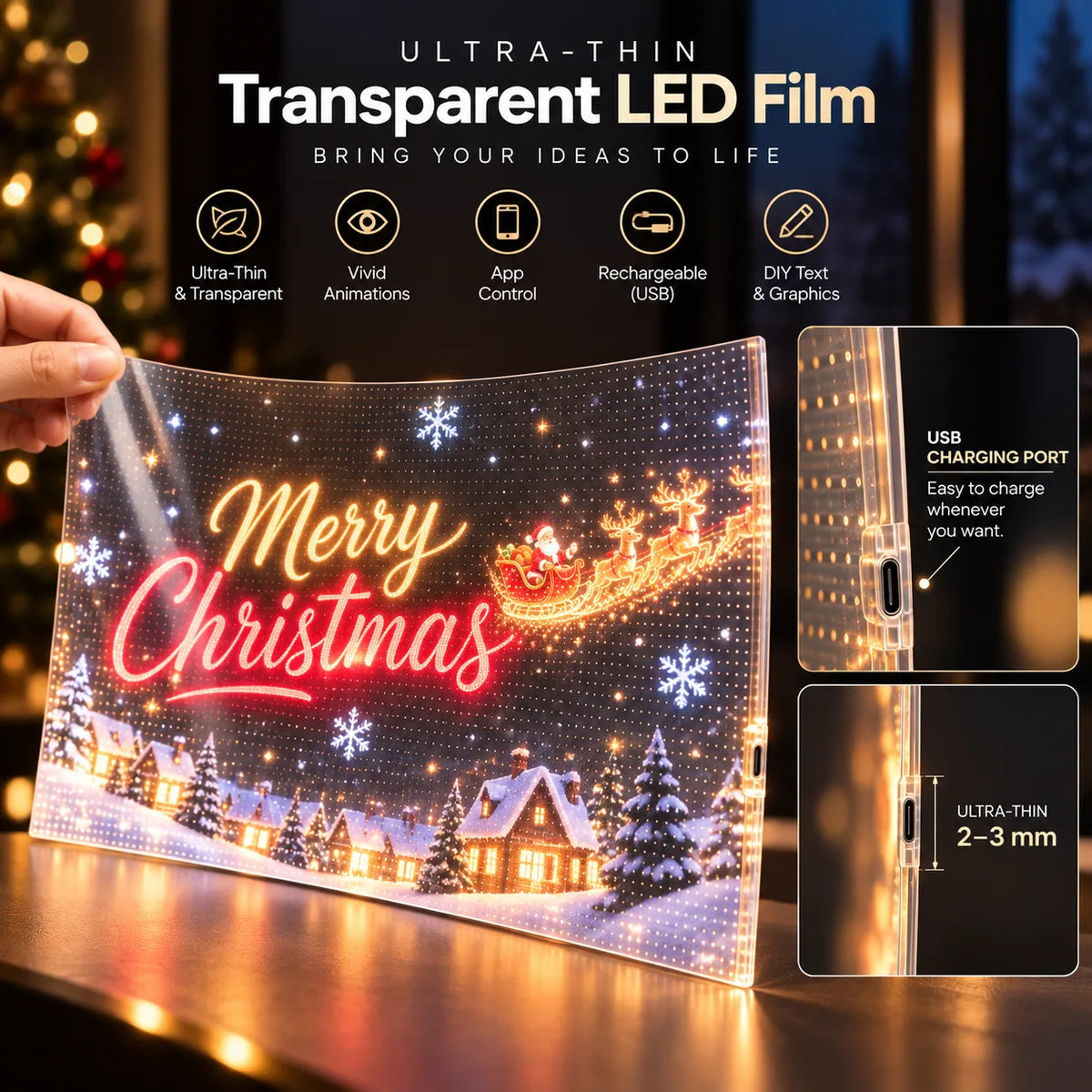 Animated Window LED Display