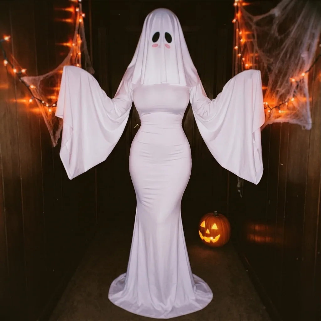 Ice Silk Ghost Long Dress