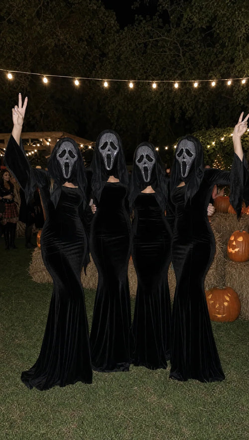 Bejeweled Ghost Lounge Dress