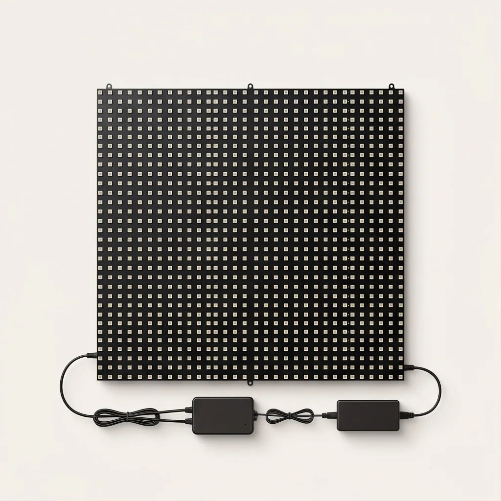 App-Controlled LED Pixel Curtain