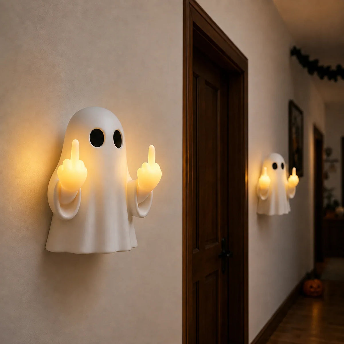 Spooky Glow Hand LED Wall Light