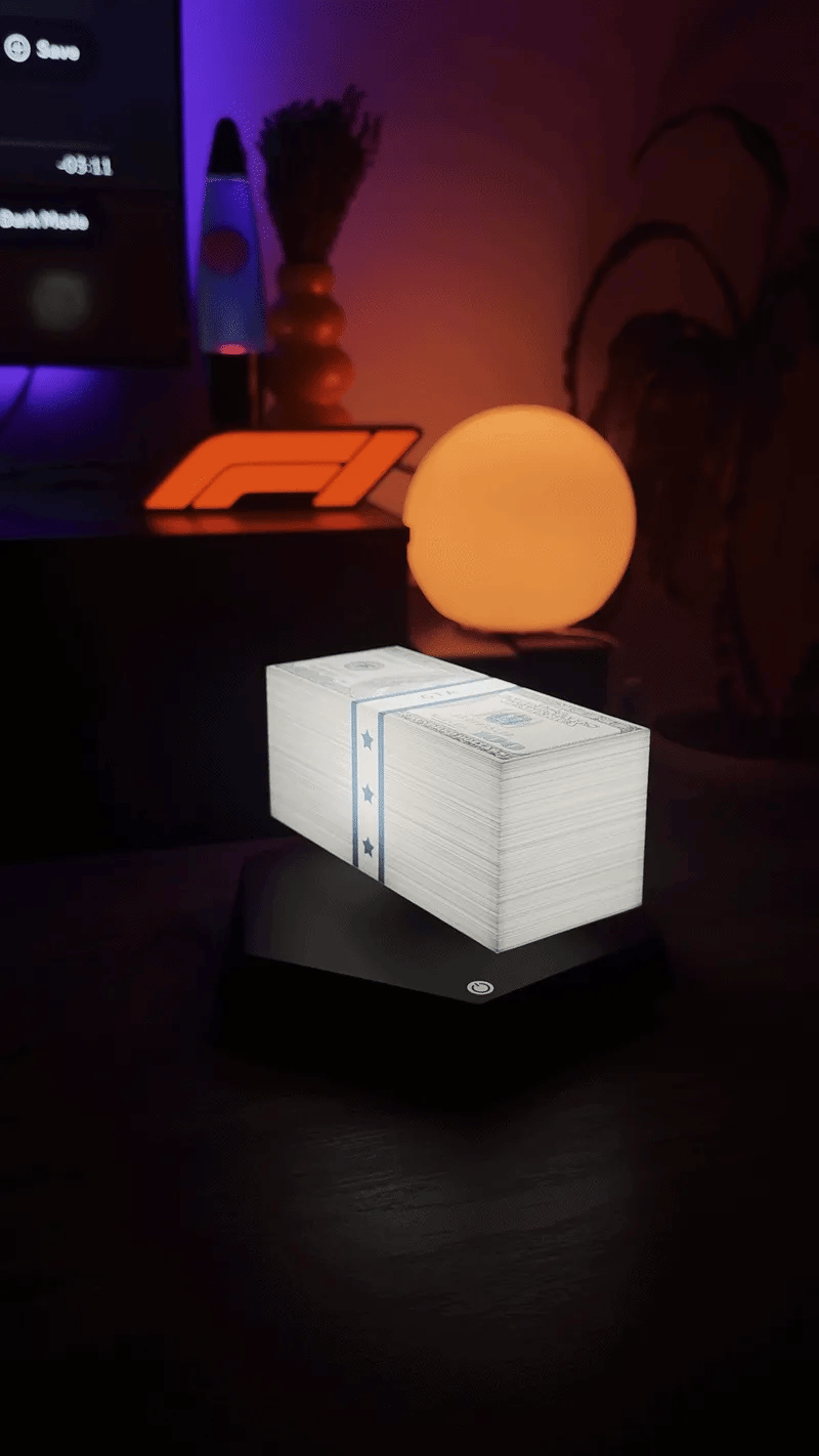 Magnetic Levitating Money Lamp