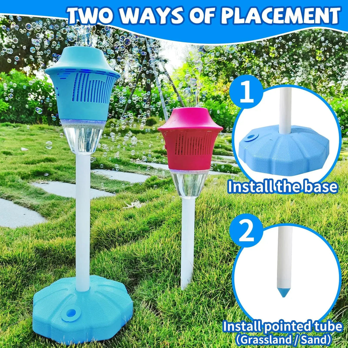 Wireless Lantern Bubble Fountain