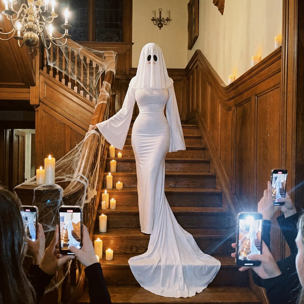 Ice Silk Ghost Long Dress