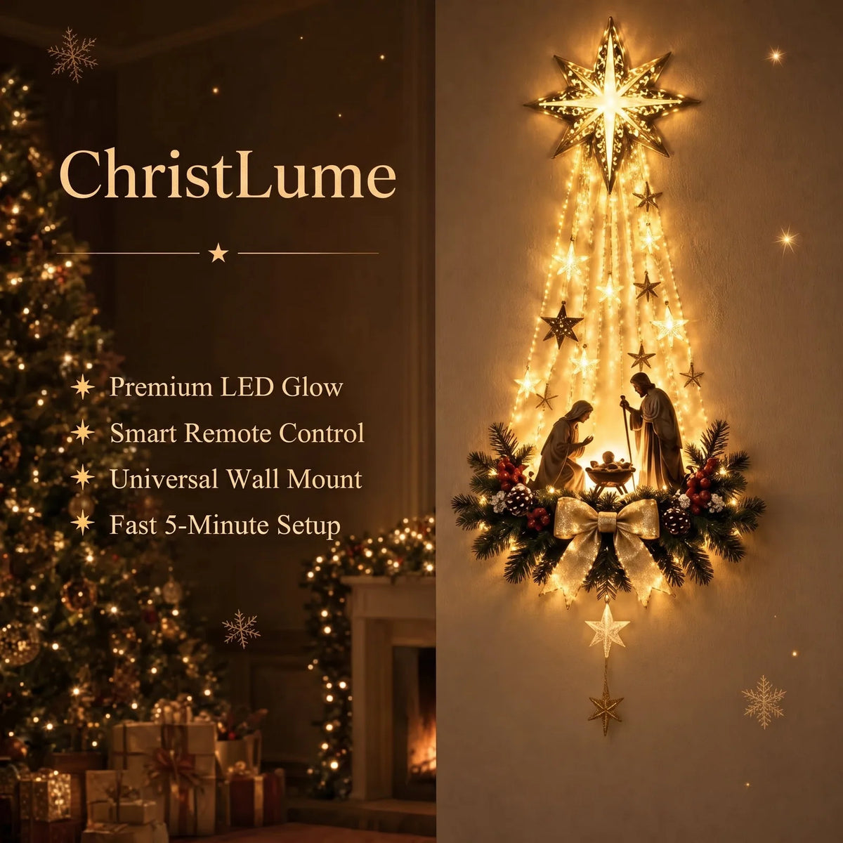 Nativity Scene LED Holiday Light