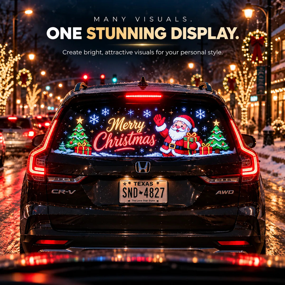 Animated Window LED Display