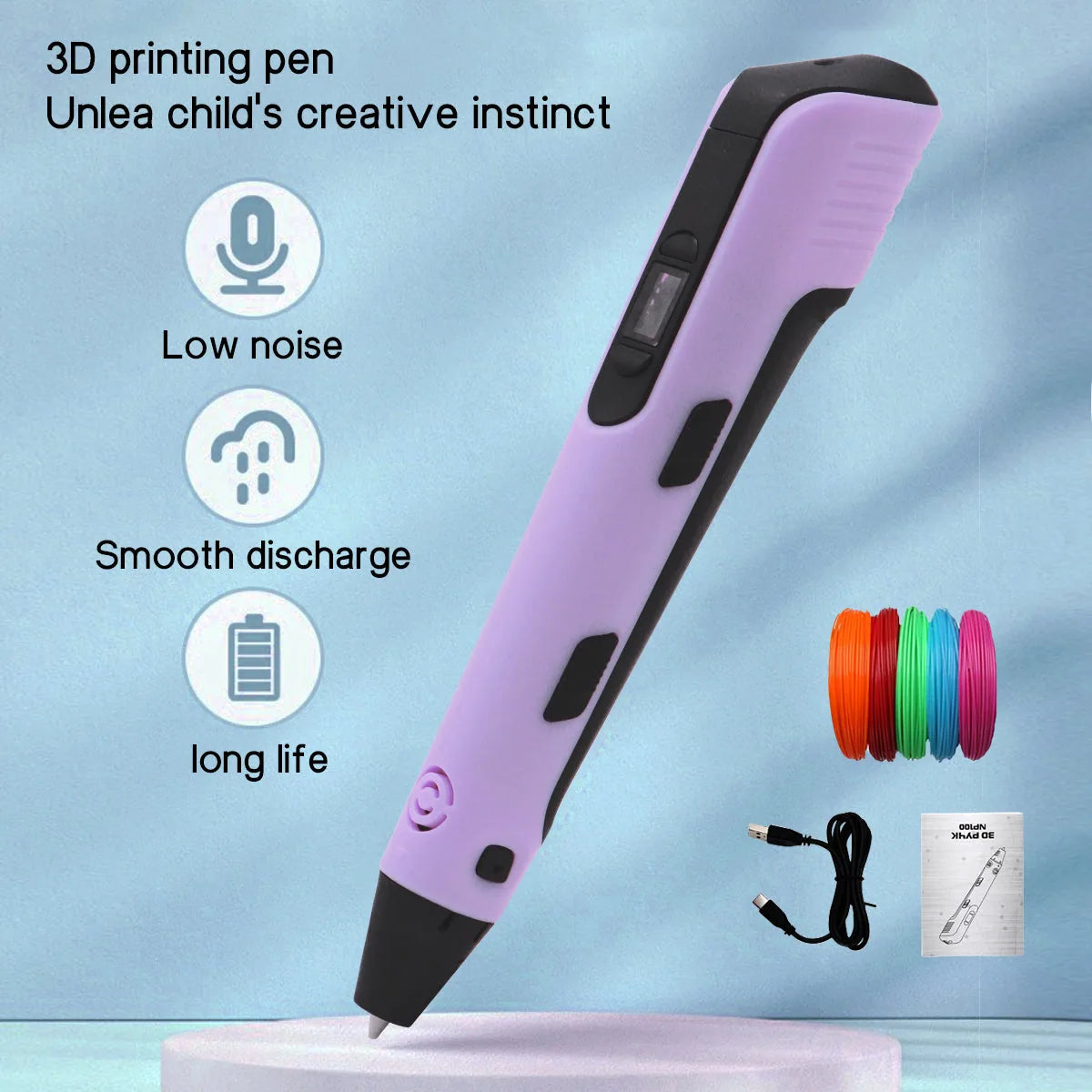 3D Printing Pen with PLA Filaments