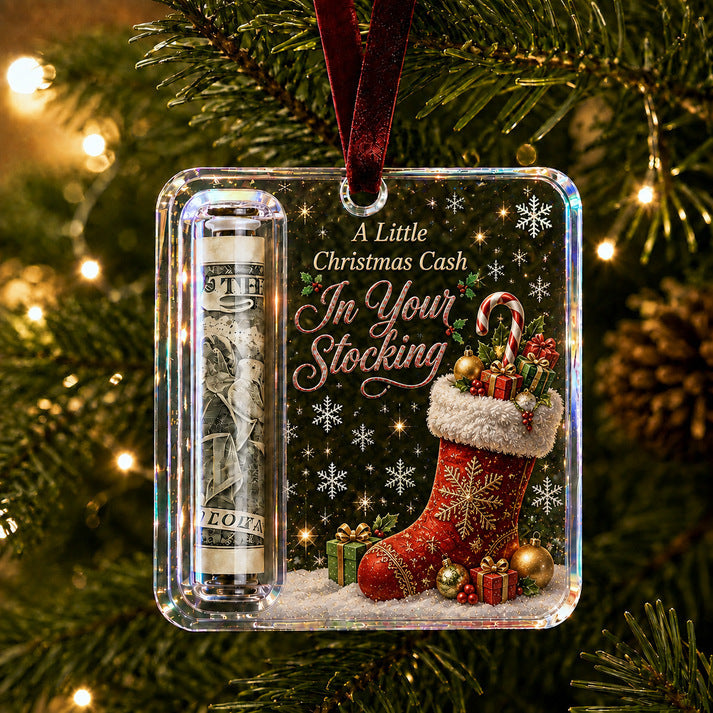 Christmas Cash Gift Ornament - Keepsake Money Gift