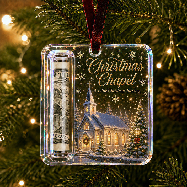 Christmas Cash Gift Ornament - Keepsake Money Gift