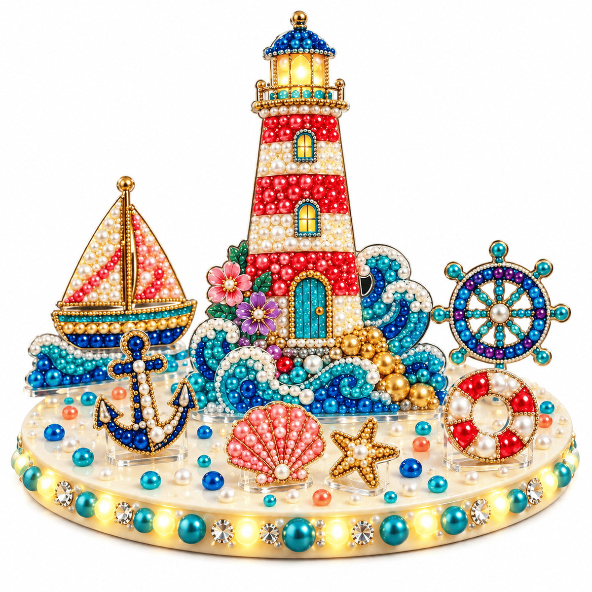 Magical Christmas Village Kit - Sparkling Holiday Centerpiece