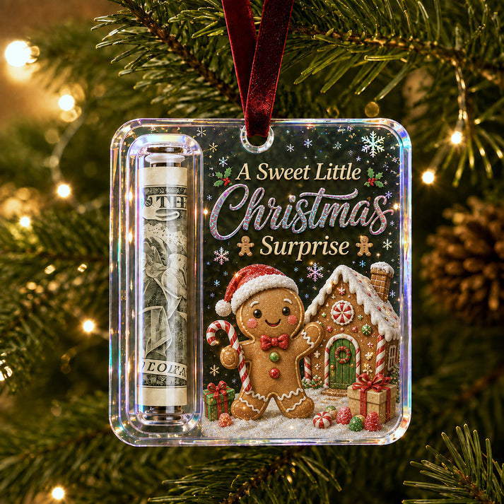 Christmas Cash Gift Ornament - Keepsake Money Gift