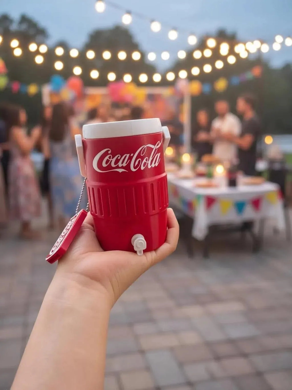 Retro Fountain Can Koozie