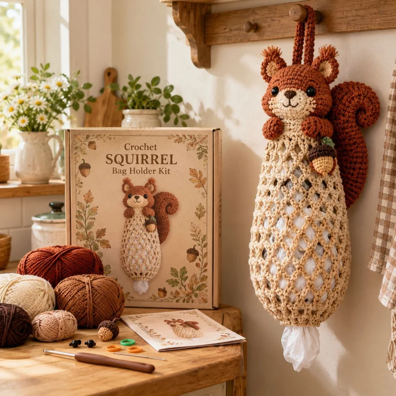 Cottage Goat Bag Holder Kit - Cozy DIY Gift