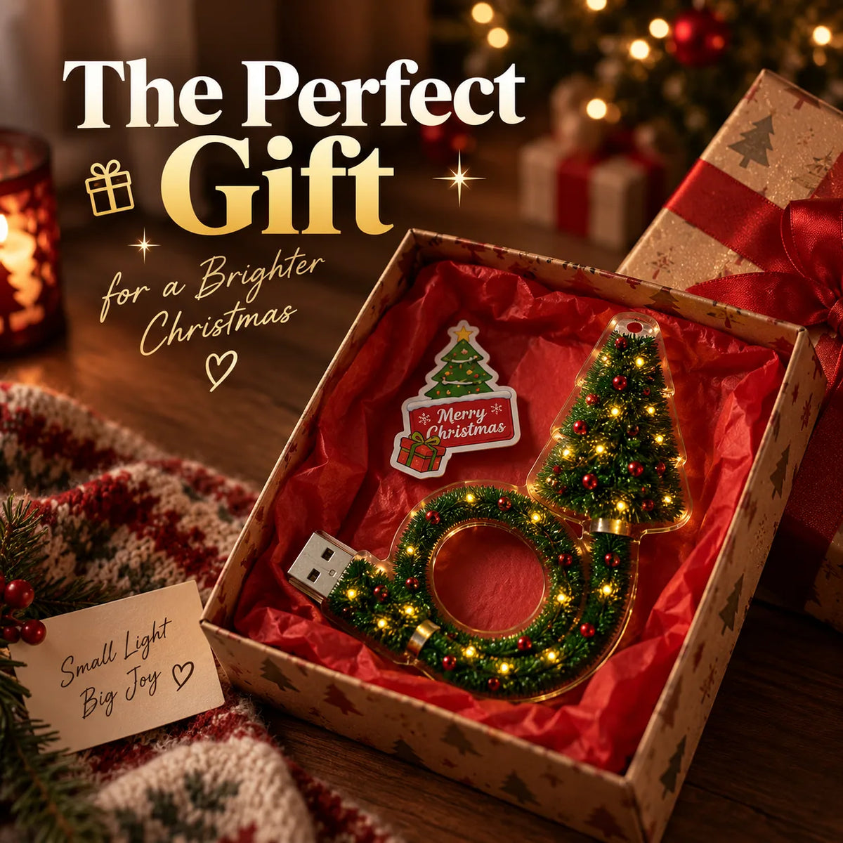 Santa & Christmas Tree Projection Lights