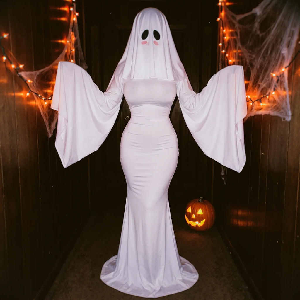 Ice Silk Ghost Long Dress
