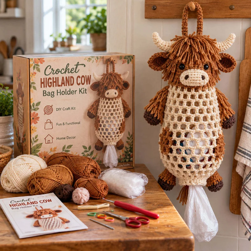 Cottage Goat Bag Holder Kit - Cozy DIY Gift