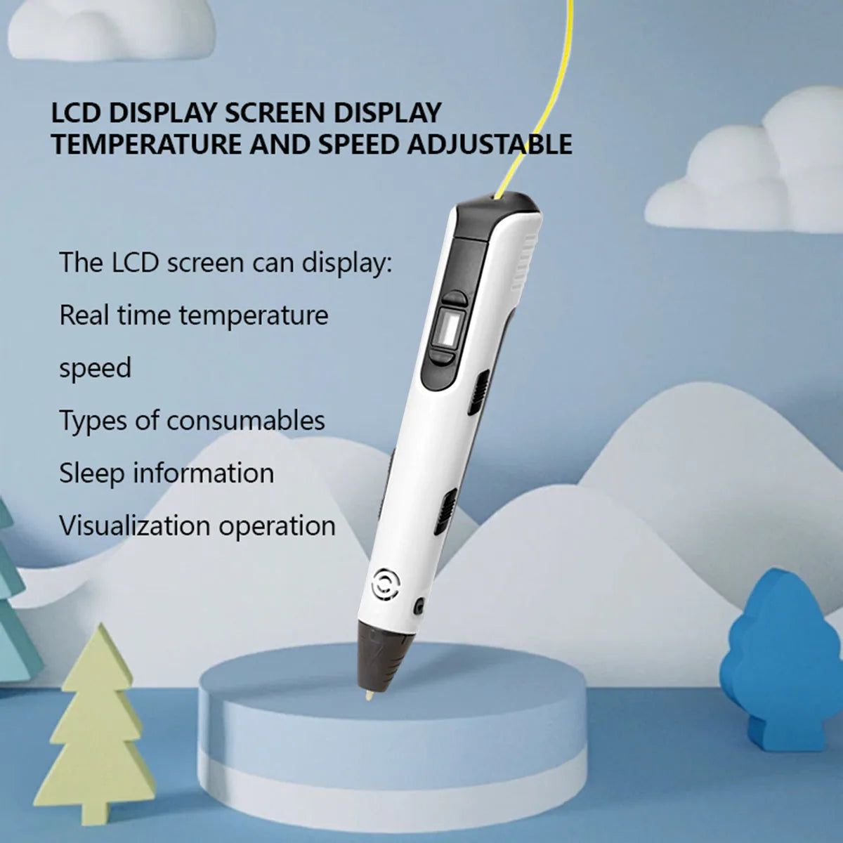3D Printing Pen with PLA Filaments
