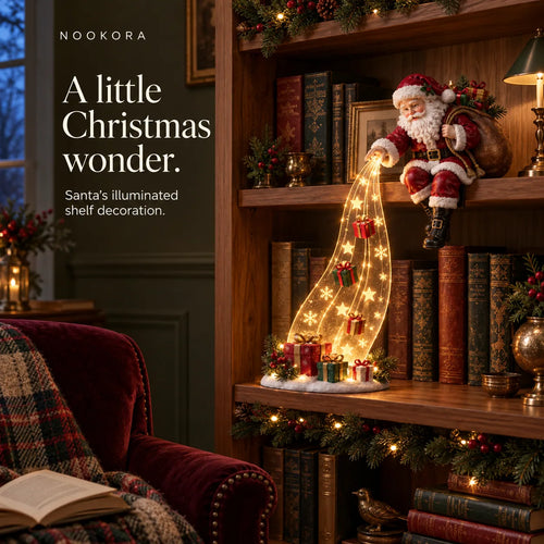 Bookshelf Nook Light – Christmas Holiday Decor