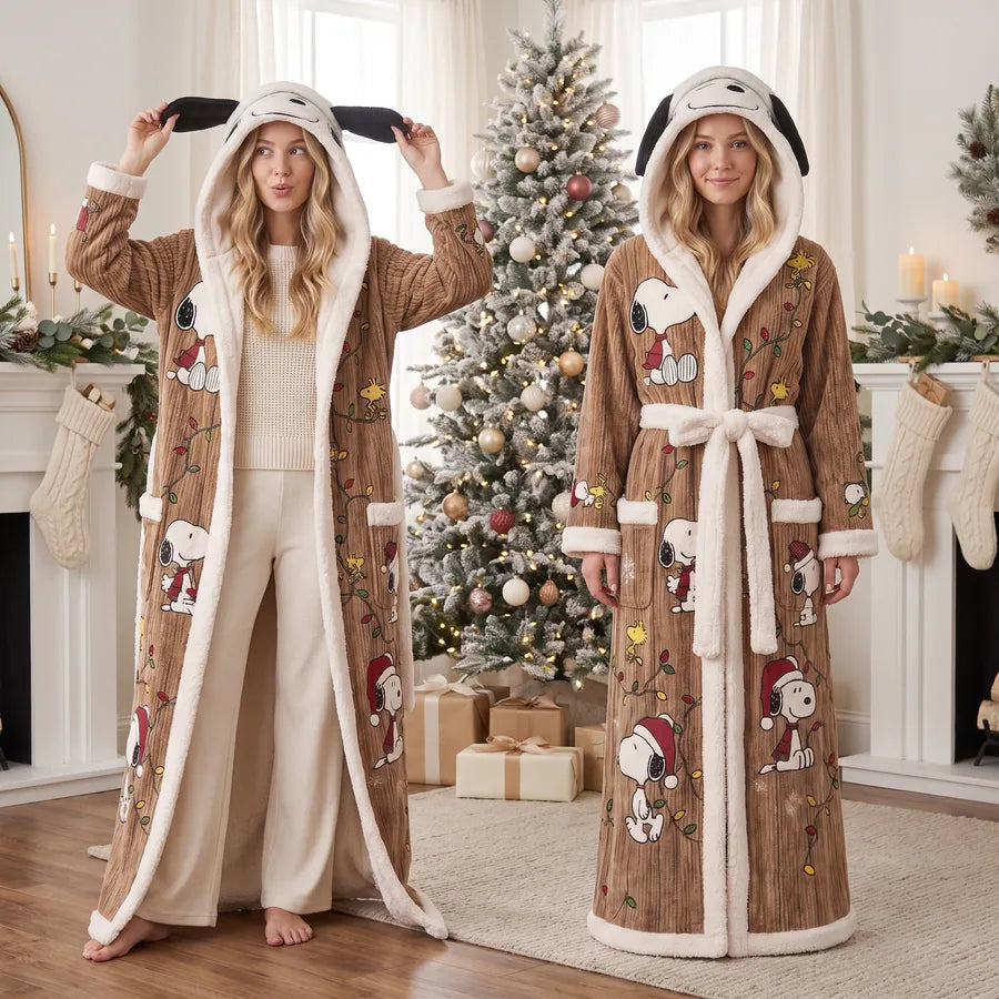 Snoopy Heated Robe
