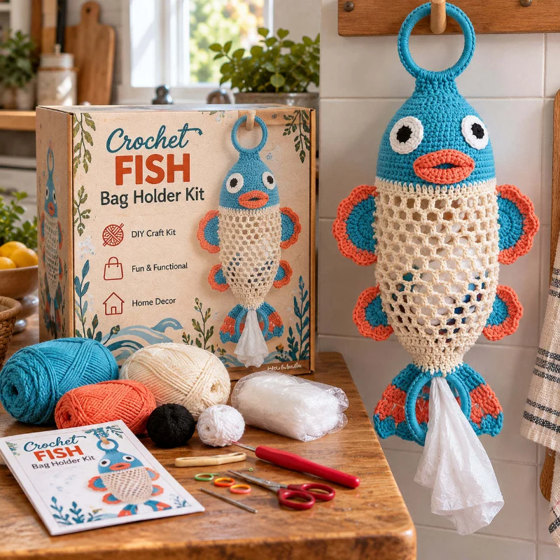 Cottage Goat Bag Holder Kit - Cozy DIY Gift