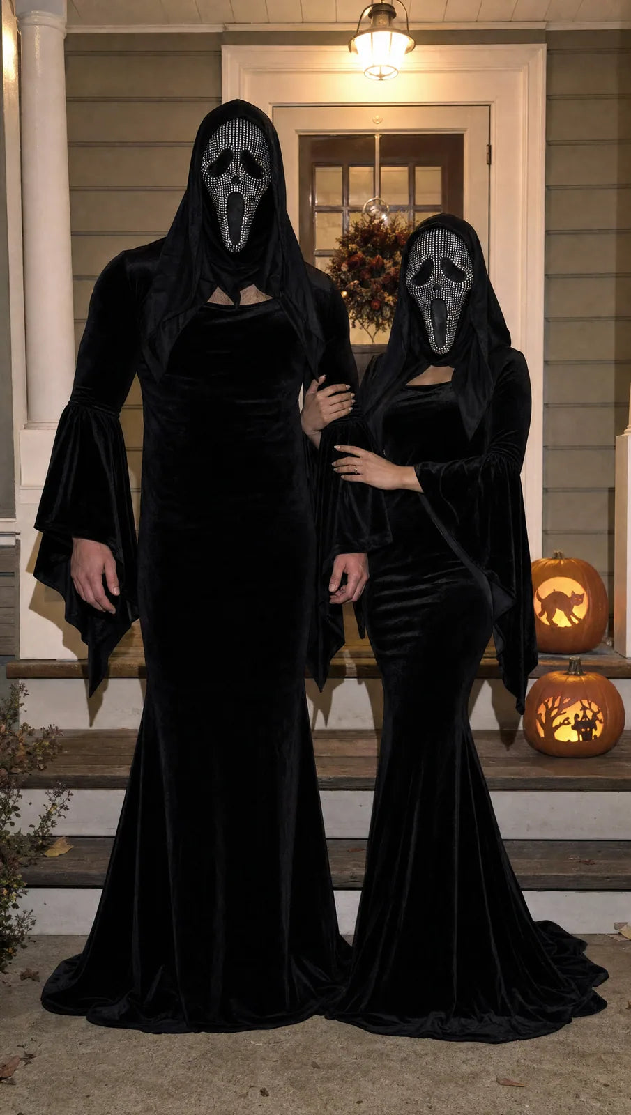 Bejeweled Ghost Lounge Dress