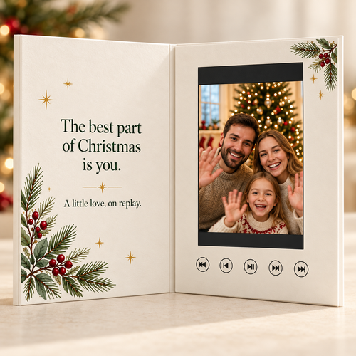7-Inch Personalized Christmas Video Card